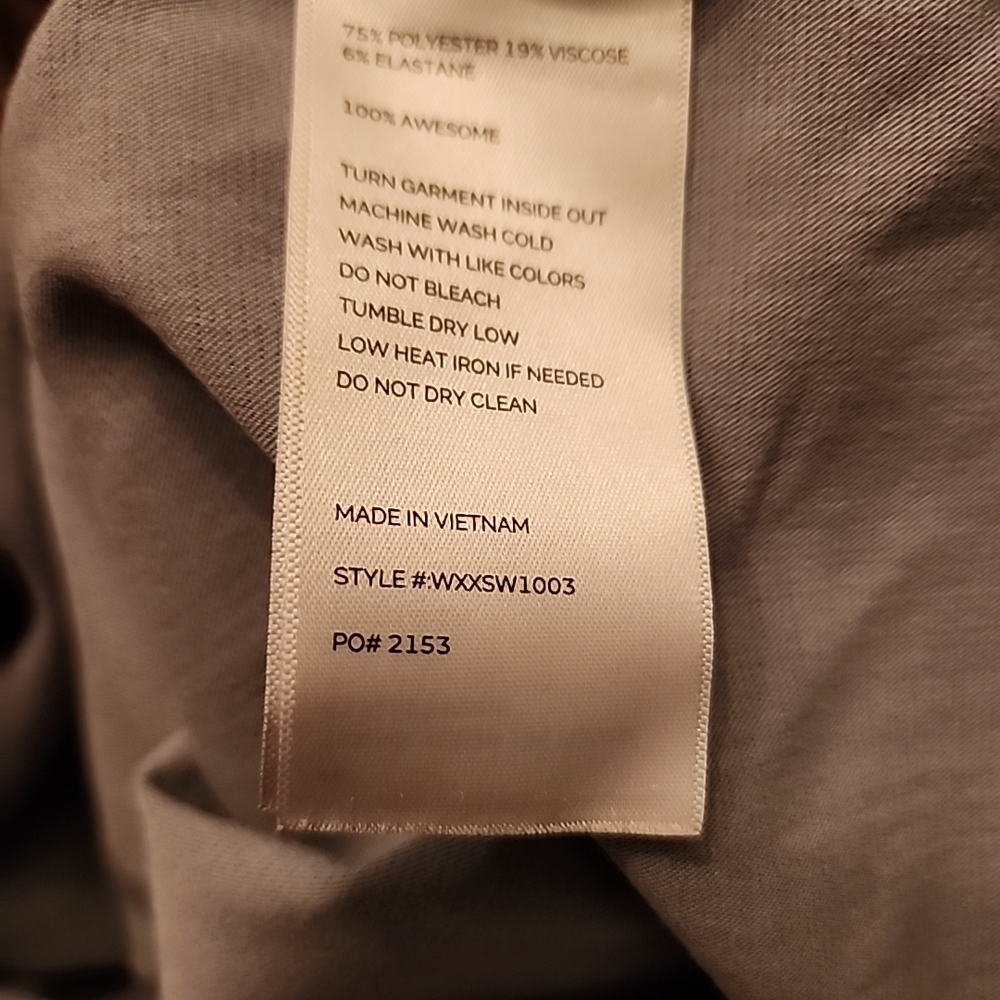 Figs Rafaela Oversized Dark Space Gray Scrub Top - Picture 6 of 6